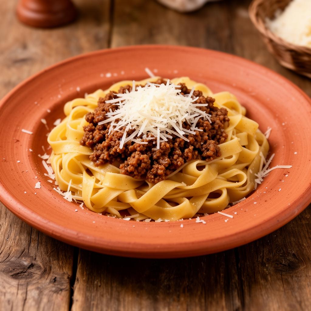 Tagliatelle al ragù fatte in casa